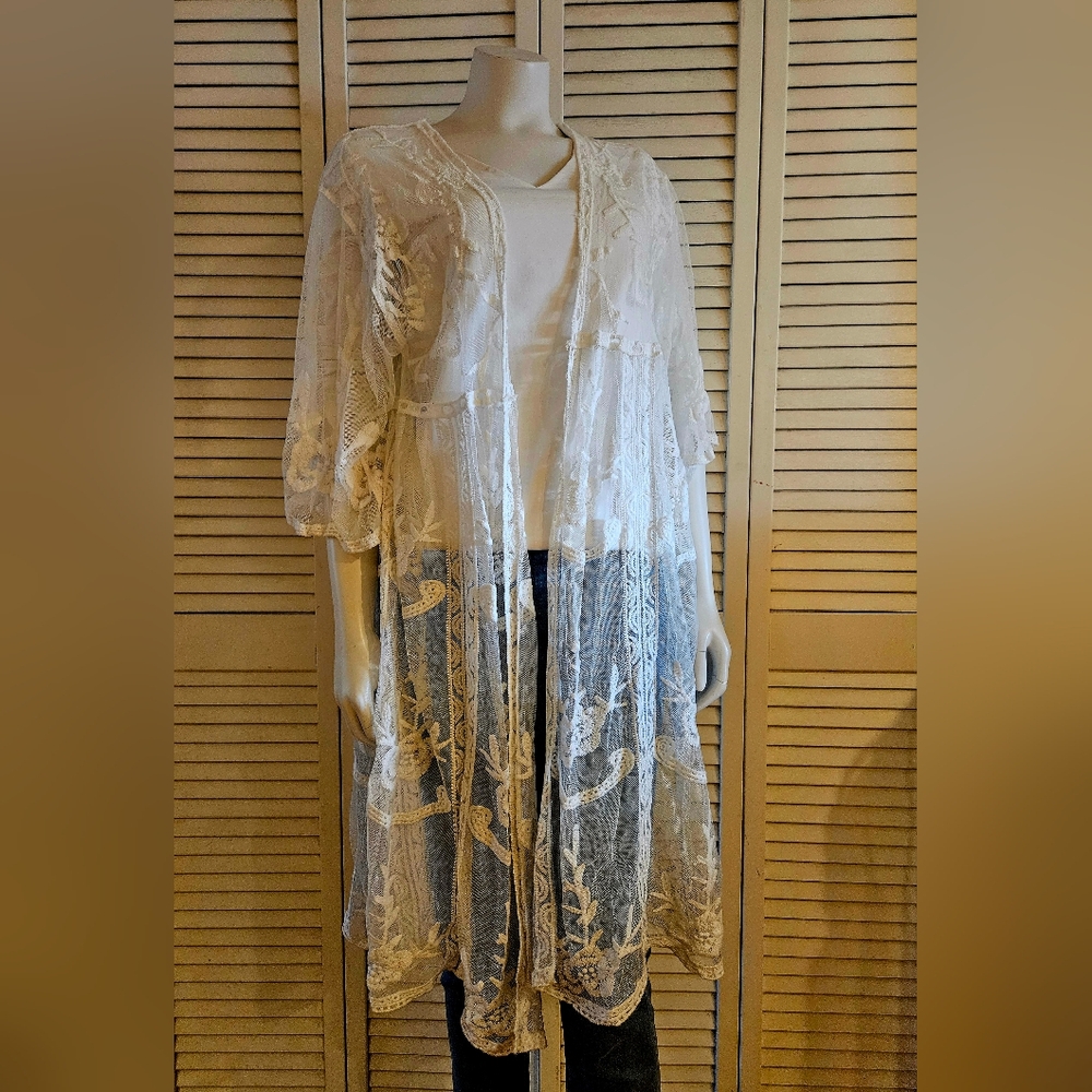 Lauren Conrad lace cover-up